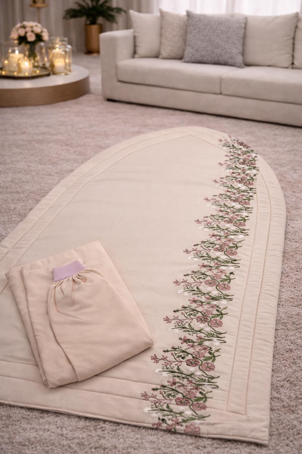 Light Peach Women's Prayer Mat Set